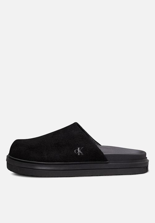 Calvin Klein - Home leather clog - triple black