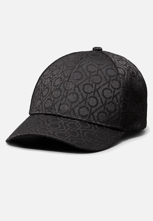 Calvin Klein - Monogram jacquard cap - ck black mono jacquard
