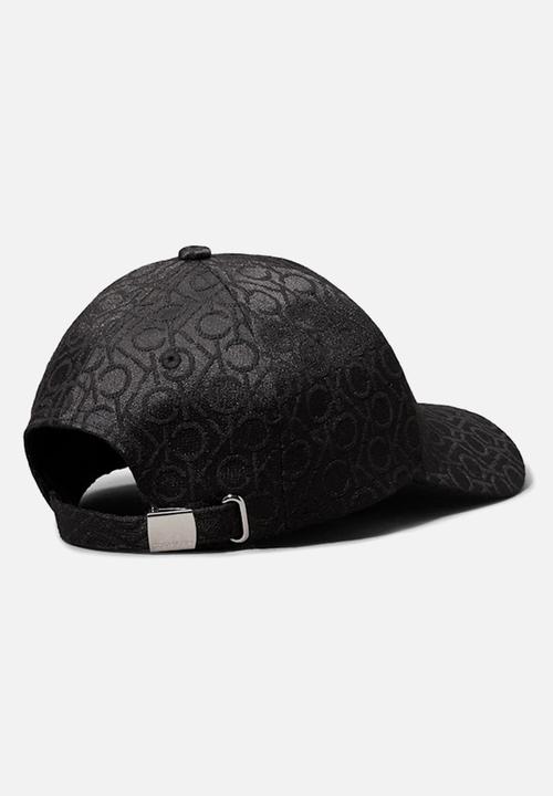 Calvin Klein - Monogram jacquard cap - ck black mono jacquard