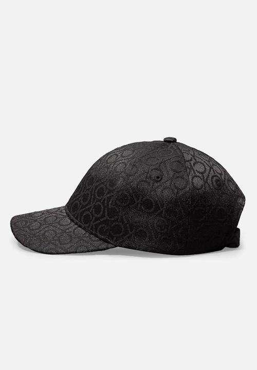 Calvin Klein - Monogram jacquard cap - ck black mono jacquard