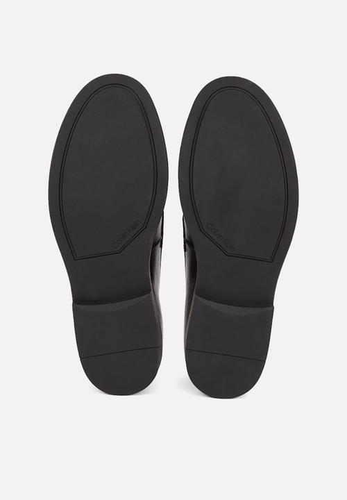 Calvin Klein - MOCCASIN LTH - Black leather