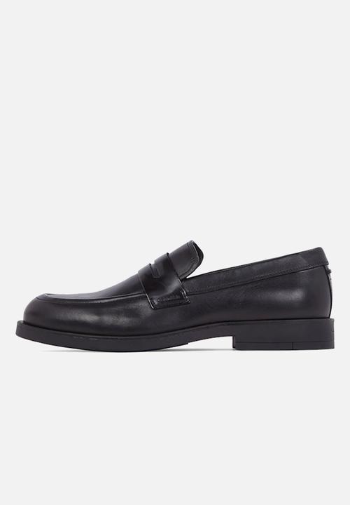Calvin Klein - MOCCASIN LTH - Black leather