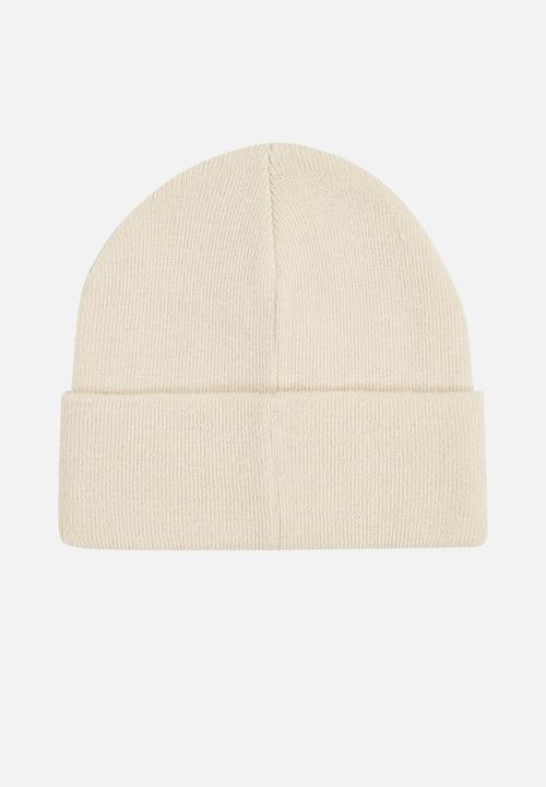 Calvin Klein - Monogram embro beanie - birch