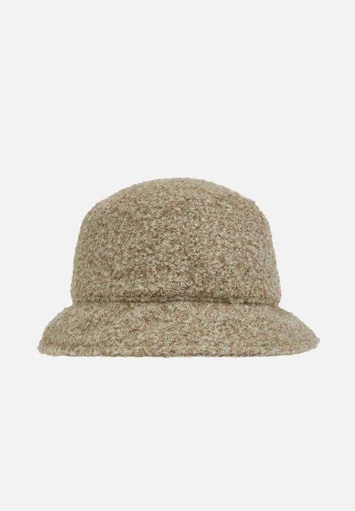 Calvin Klein - Boucle bucket hat - driftwood