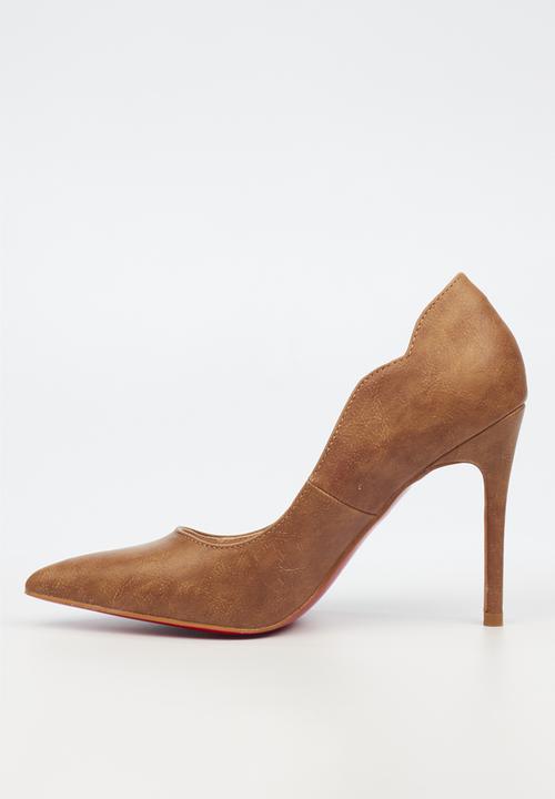 Miss Black - Lola 23 heel - tan