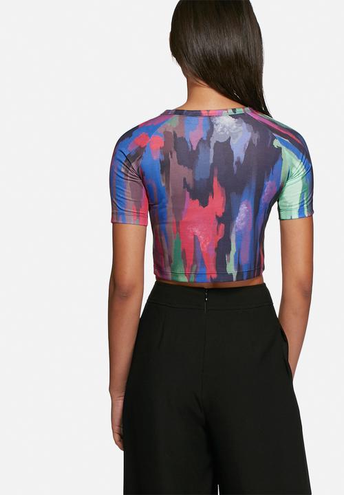 adidas Originals - Camouflage crop tee