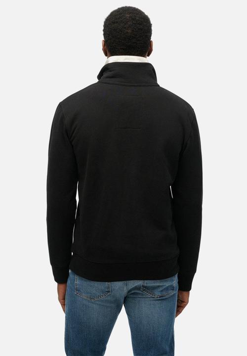 Superdry. - Essential Logo Henley - Black