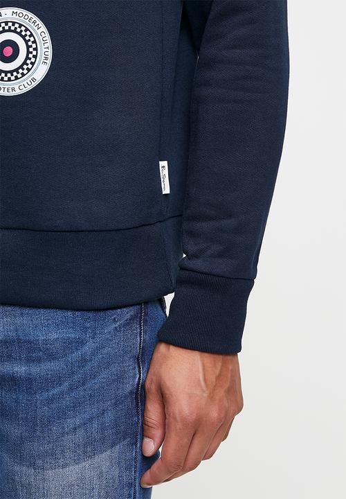 Ben Sherman - Scooter Club Crew Sweater 76134 - Navy