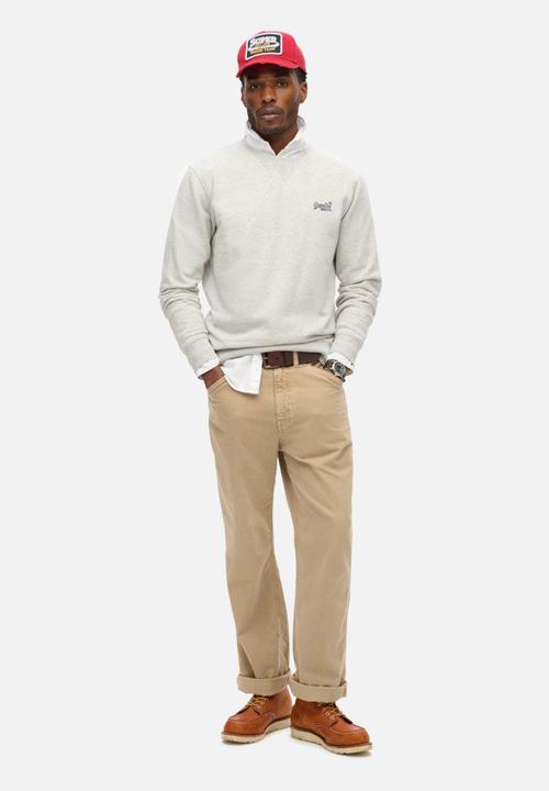 Superdry. - Essential Logo Crew Sweatshirt - Glacier Grey Marl