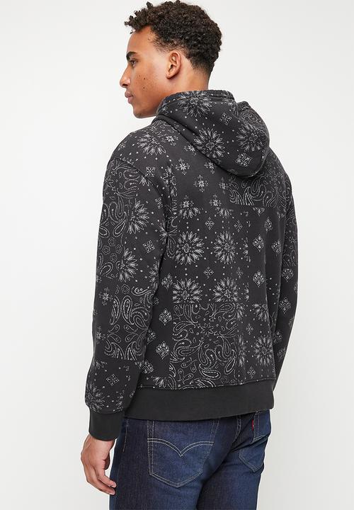 Levi’s® - Levi's sweats hoodie jensen bandana - jet black