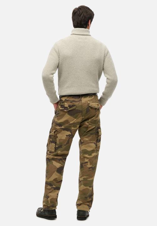Superdry. - Baggy Cargo Pants - US Woodland Camo