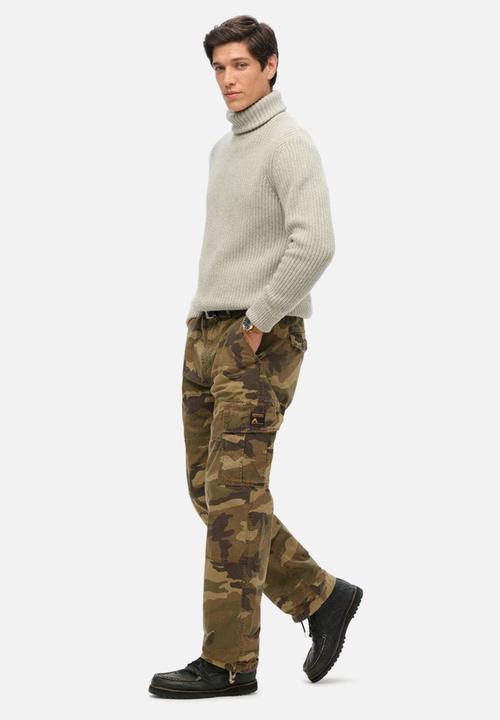 Superdry. - Baggy Cargo Pants - US Woodland Camo
