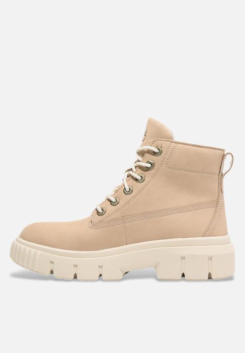 Timberland - Greyfield Mid Lace Up Boot - Light Beige Nubuck