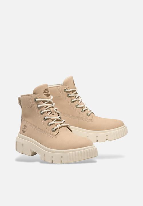 Timberland - Greyfield Mid Lace Up Boot - Light Beige Nubuck