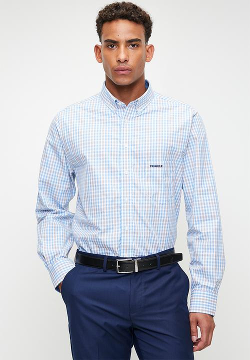 Pringle of Scotland - Nicholas l/s classic shirt - blue