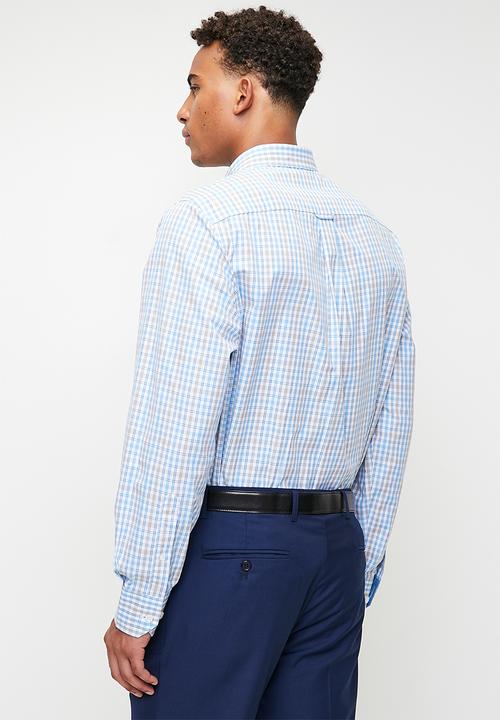 Pringle of Scotland - Nicholas l/s classic shirt - blue