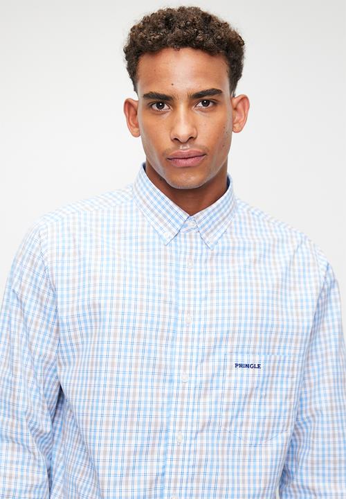 Pringle of Scotland - Nicholas l/s classic shirt - blue