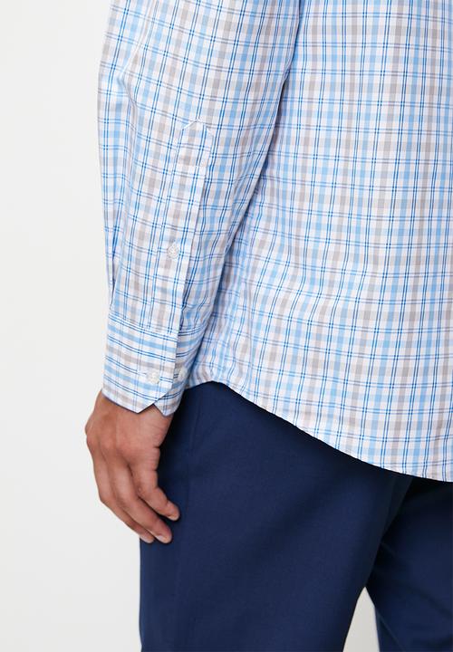 Pringle of Scotland - Nicholas l/s classic shirt - blue