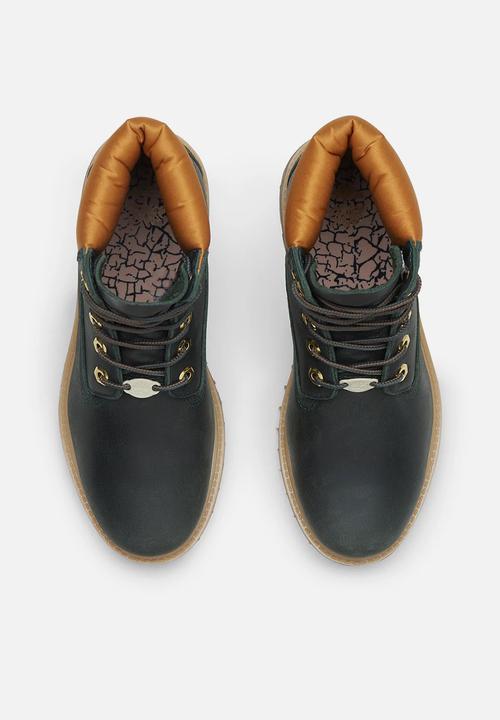 Timberland - Premium 6 In Lace Waterproof Boot - Dark Green Full Grain