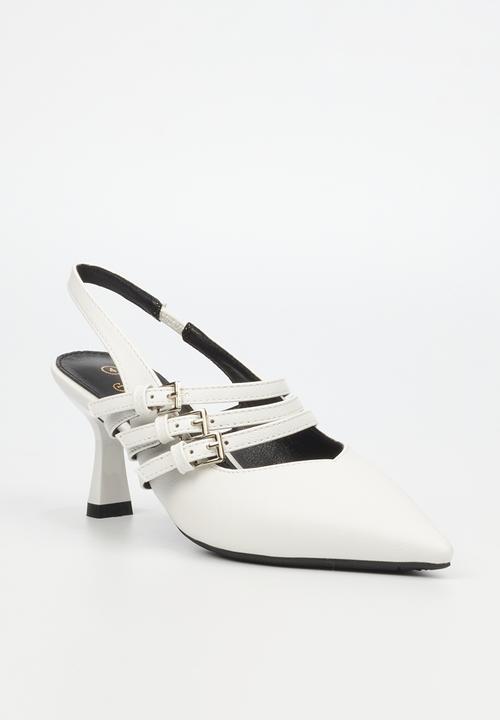 Butterfly Feet - Paige 1 Sling Back - White