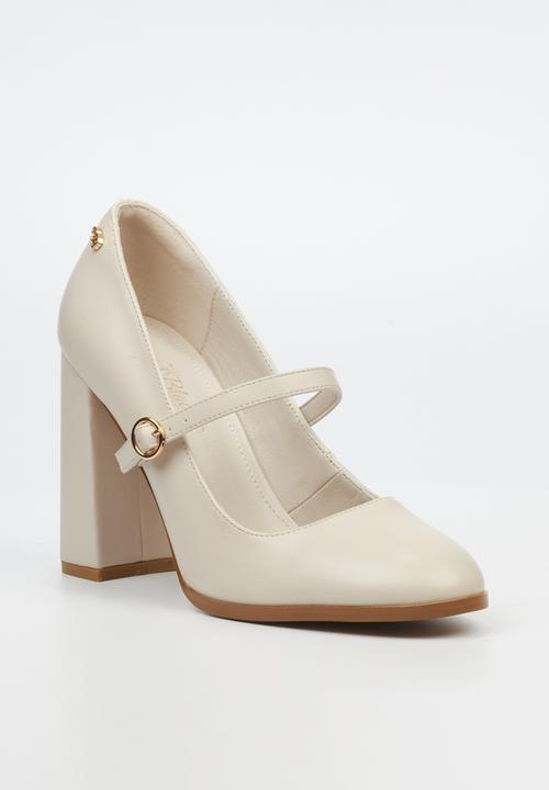 Miss Black - Shania 4 heel - bone