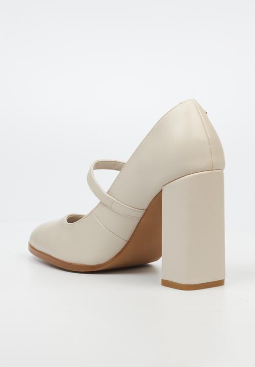 Miss Black - Shania 4 heel - bone
