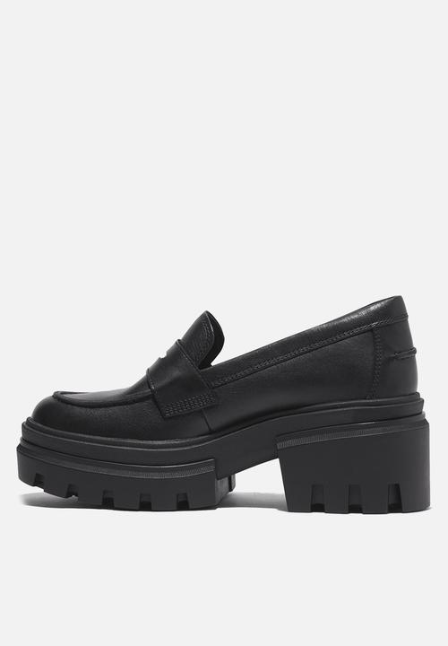 Timberland - Everleigh Loafer Shoe - Black Full Grain