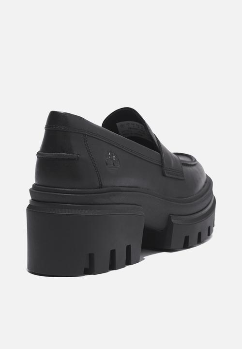 Timberland - Everleigh Loafer Shoe - Black Full Grain