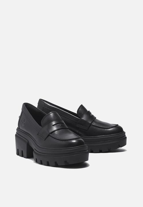 Timberland - Everleigh Loafer Shoe - Black Full Grain