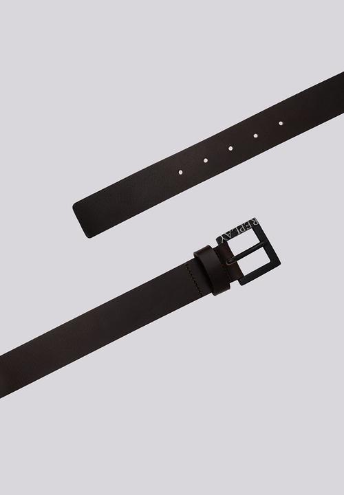 Replay - Bufalo Leather Belt - Brown Three