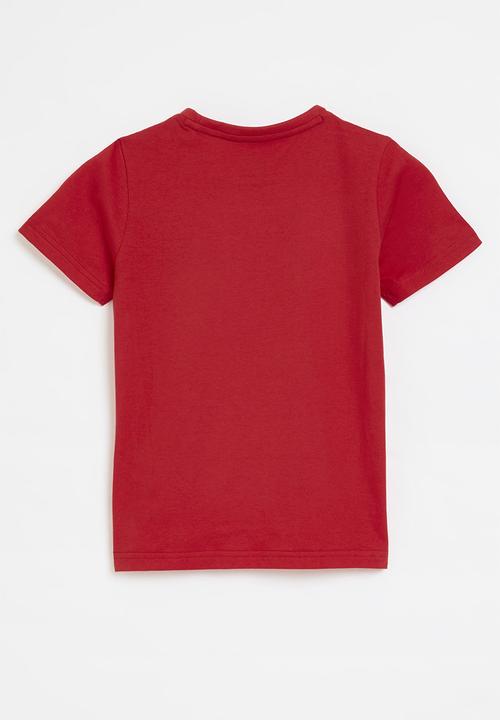 PUMA - Ess small logo tee b - high risk red