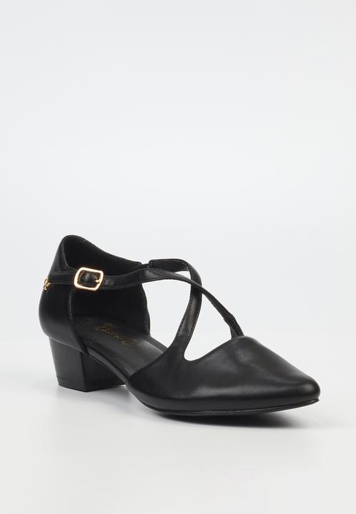 Butterfly Feet - Sling 11 Ankle Strap D'Orsay - Black