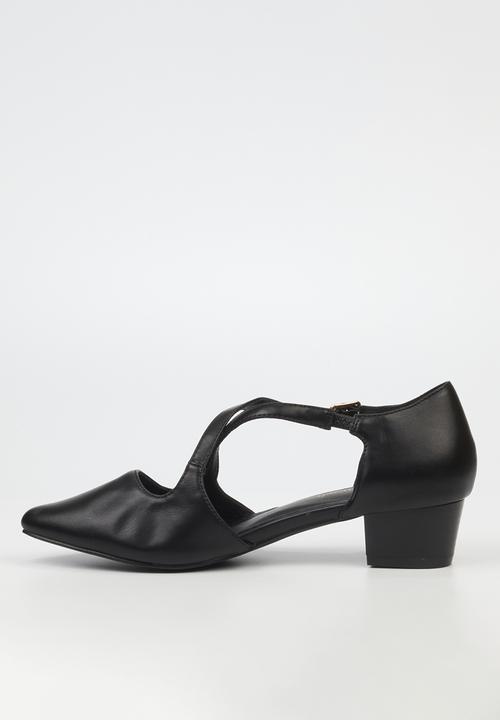 Butterfly Feet - Sling 11 Ankle Strap D'Orsay - Black