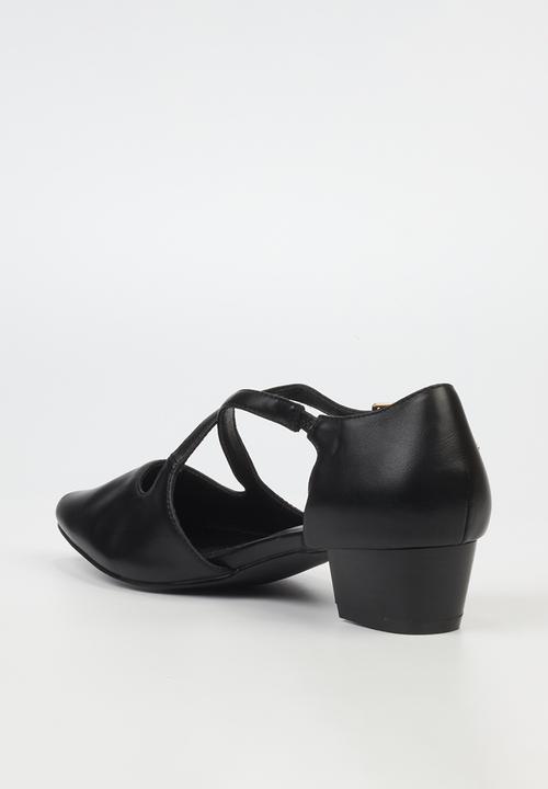 Butterfly Feet - Sling 11 Ankle Strap D'Orsay - Black