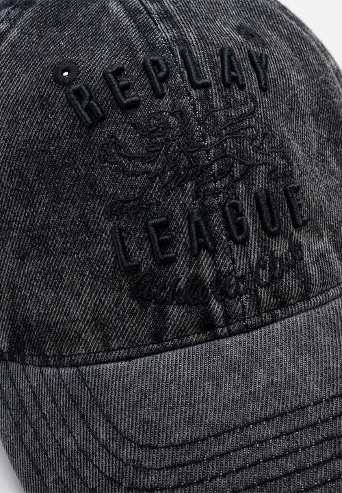 Replay - Washed Heavy Cotton Twill + Broken Part Cap - Black Sand