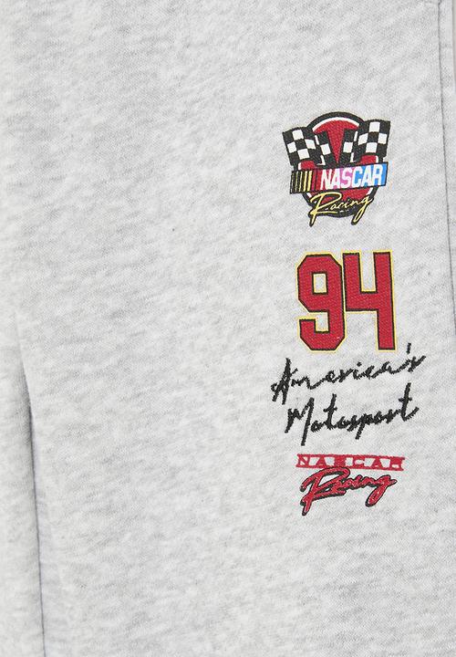 Cotton On - Nascar marlo trackpant - og grey marle