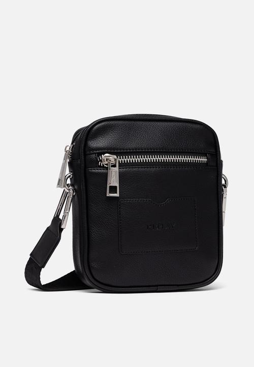 Replay - Recycled Hammered Pu Bag - Black