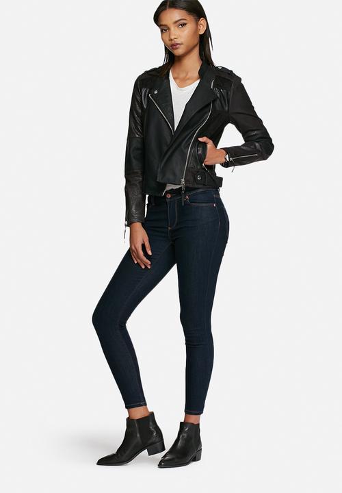 Vero Moda - Patch PU biker jacket
