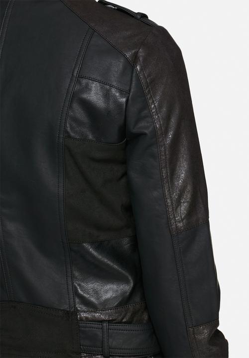 Vero Moda - Patch PU biker jacket