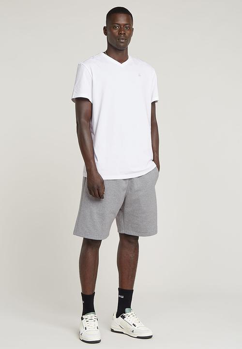 G-STAR - Base-s v t short sleeve Compact jersey o - white