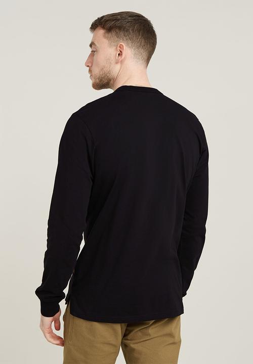 G-STAR - Nifous r t long sleeve - dk black