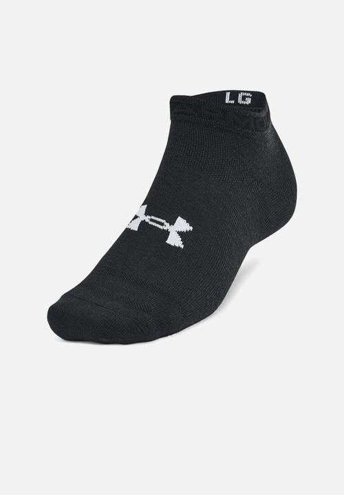 Under Armour - Unisex UA Essential 6 Pack Low - Black / Black / Halo Gray