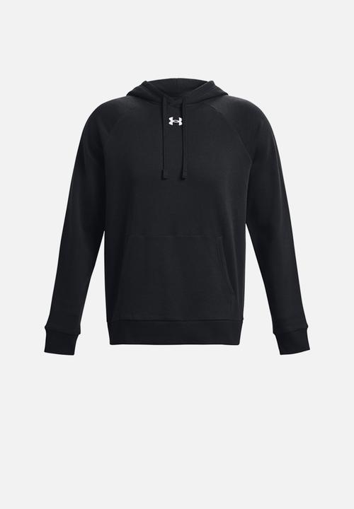 Under Armour - UA Rival Fleece Hoodie - Black & White