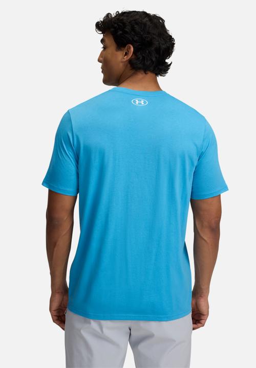 Under Armour - UA Sportstyle LC Short Sleeve tee - Ether Blue & White