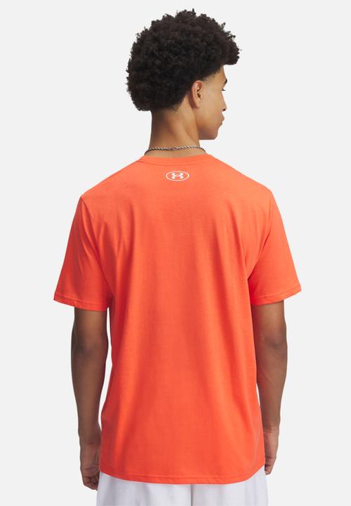 Under Armour - UA Sportstyle Logo Update Short Sleeve - Fire & White