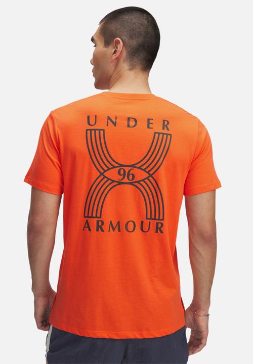 Under Armour - UA Run 96 Short Sleeve - Fire & Downpour Gray