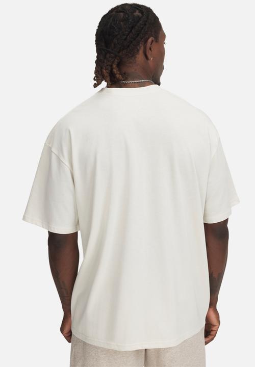 Under Armour - UA Heavyweight Varsity Oversized Short Sleeve Tee - Stone & City Khaki