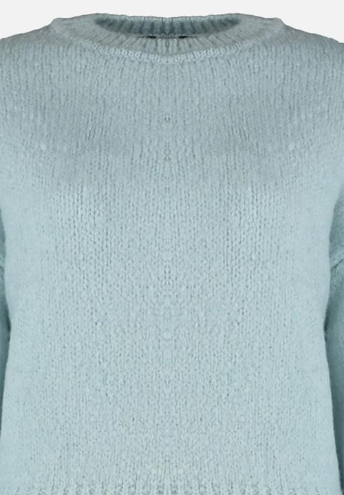 Trendyol - Wide fit soft textured knitwear sweater - mint 
