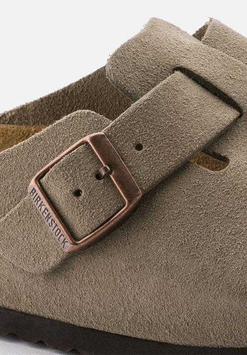 Birkenstock - Boston - Taupe Suede Leather
