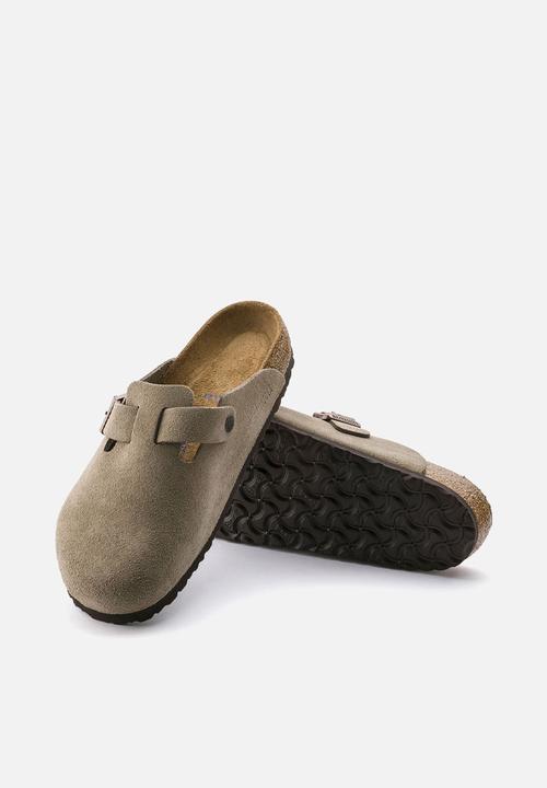 Birkenstock - Boston - Taupe Suede Leather